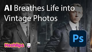 Watch How Photoshop's AI Breathes Life into Vintage Photos! by HashLips Academy 803 views 11 months ago 4 minutes, 37 seconds