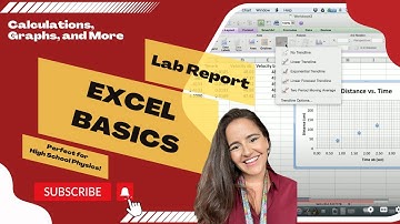 Excel for Physics Lab Reports- Basic