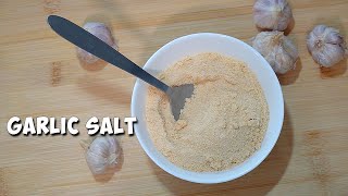 Garlic Salt Simple Seasoning Blend Of Savoury Saltiness