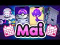 Master ball  guide calendrier programme mai 2024  actu news pokemon go 