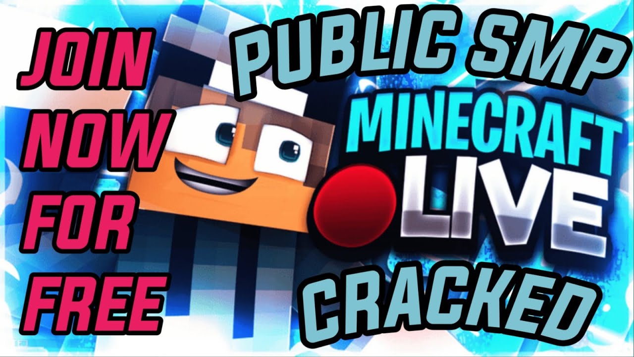 CRACKED MINECRAFT PUBLIC SMP LIVE HINDI | JAVA + PE 24/7 | CRACKED SMP ...