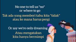 A Whole New World - (Isyana Sarasvati & Gamaliel) (Lirik Video dan terjemahan)