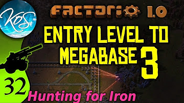 Factorio 1.0 Entry Level to Megabase 3, Ep 32: NEW MALL / HUNTING FOR IRON - Guide, Tutorial