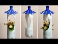 Umbrella Design Hanging Planter From Plastic Bottle | Recycled Crafts Ideas