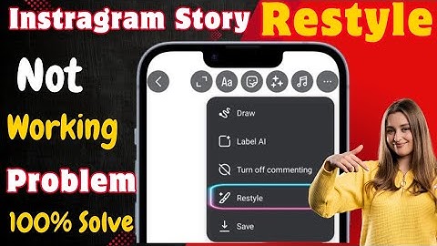 Instagram story restyle something went wrong problem2025| how to fix  instagram story restyle!