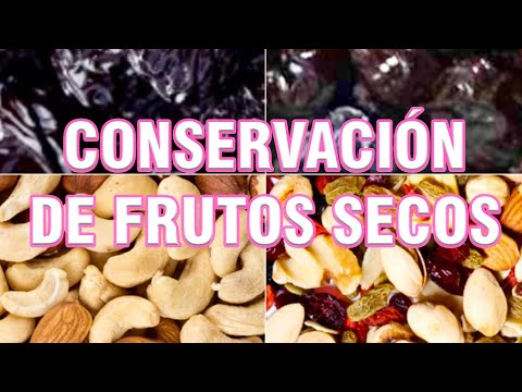 Vídeo: Como Armazenar Frutas Secas