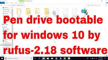 How to pen drive bootable for windows 10 by Rufus-2.18 software | BDNL RAKIB