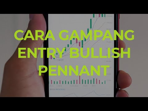 Cara Gampang Entry Bullish Pennant‼️✨