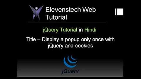Display a popup only once with JQuery and Cookies