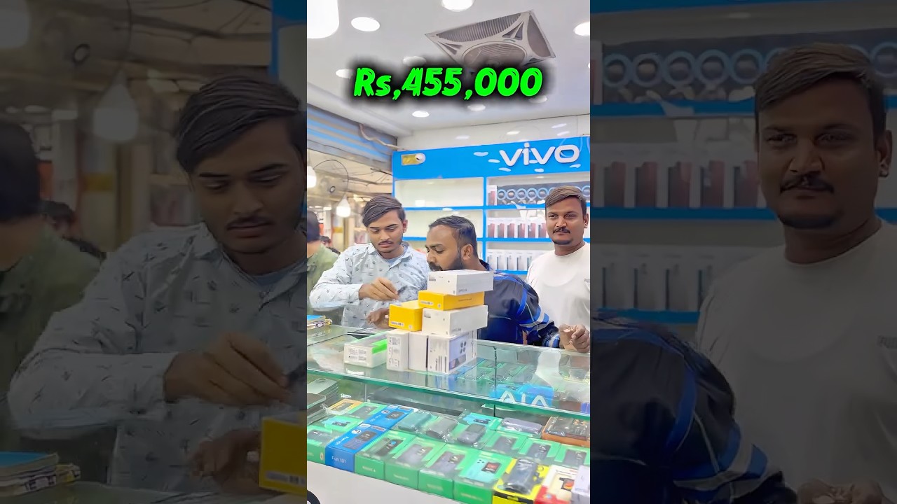 8 Mobiles Buying Rs.455,000 In 30 Seconds Challenge 😱 