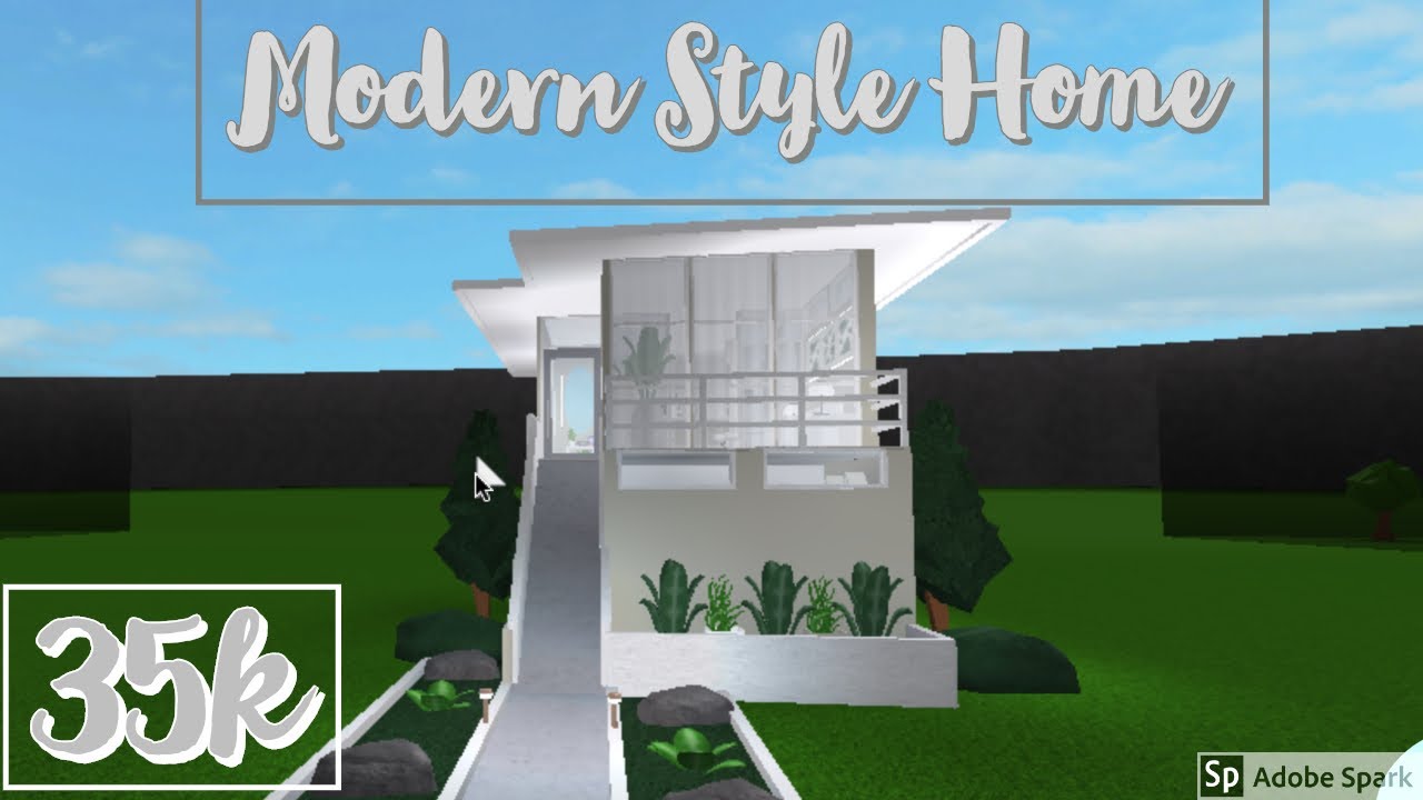 Roblox House Building In Blox Brug Modern