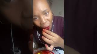 ASMR SOUR CHAMOY PICKLE EATING