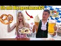 WIR ESSEN 1 TAG NUR BAYRISCH *mit Bier-Eis 🤯