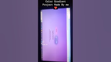 Color Gradient Project Made by me ❤️ using html css JavaScript #javascript #coding #programming