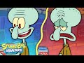 Squidward Moves to Tentacle Acres! 🐙 "Squidville" 5 Minute Episode | SpongeBob