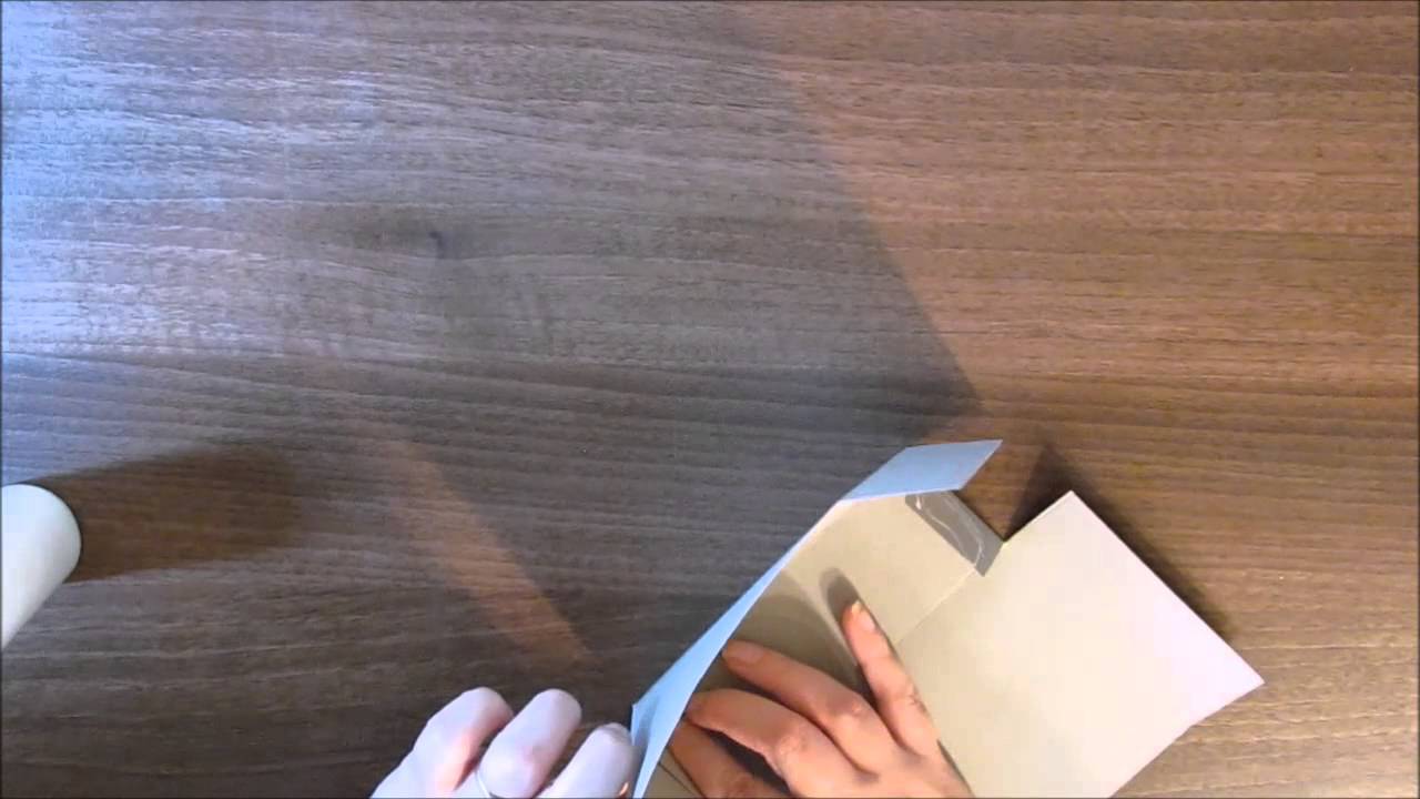 'Bits and bobs' box, Stampin' Up! Simply scored board.