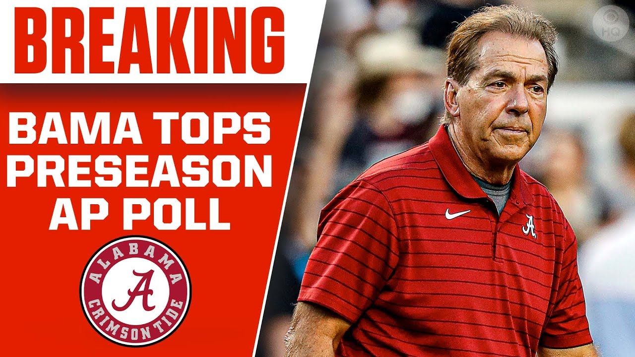 Alabama Tops Preseason AP Poll, Ohio State Ranked No. 2 & Georgia No. 3 | CBS Sports HQ