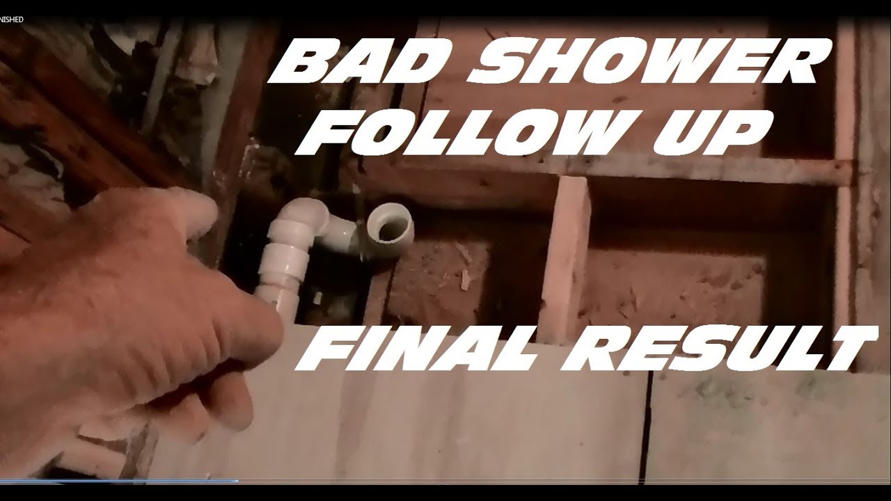 Finished Result of Bad Shower Job YouTube