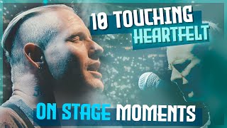 10 Touching + Heartfelt Onstage Moments