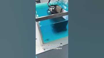 Direct drive CNC rotary table is undergoing water immersion test. #cnc #rotary  #machine #motor