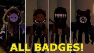 How to get ALL 5 BADGES in PIGGY: THE RESULT OF ISOLATION - Roblox