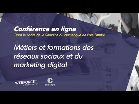 Métiers et formations des réseaux sociaux et du marketing digital