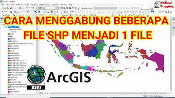 How to merge multiple SHP files into one || How to merge SHP files in ArcMap