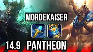 MORDEKAISER vs PANTHEON (TOP) | 69% winrate, 7 solo kills | NA Master | 14.9