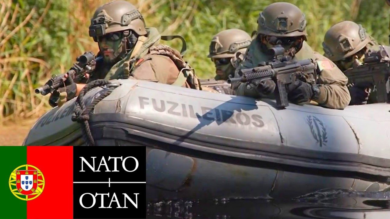 НАТО. Португальские морские пехотинцы отрабатывают навыки и тактику в Литве.