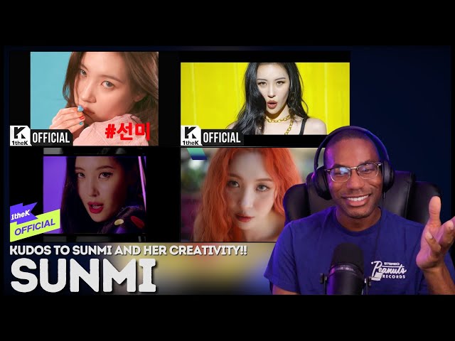 SUNMI | 'Noir', 'Heroine', 'pporappippam', 'Heart Burn' MV REACTION | The creativity is wild!! class=