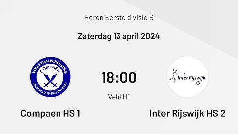 Compaen HS1 - Inter Rijswijk HS2