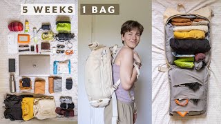 Minimalist Packing | 5 Week Scandinavia Trip in a Small Backpack | Interrail & Airbnbs in Summer