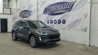 New 2020 Ford Edge Titanium Hybrid W2.5L Nav Sync Remote Start Overview Boundary Ford 20E208