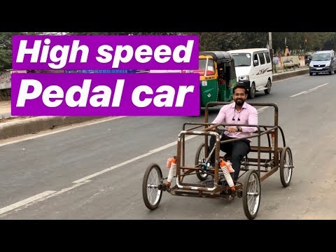 How to Make High speed Pedal Car