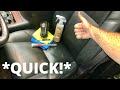 *How To Clean Your Car&#39;s Perforated LEATHER SEATS at Home With This Product and Trick!!*