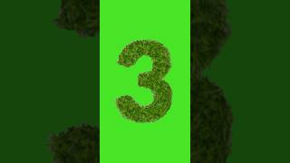 Grass Font 10 Seconds Timer Copyright Free #greenscreeneffects #timer #countdown
