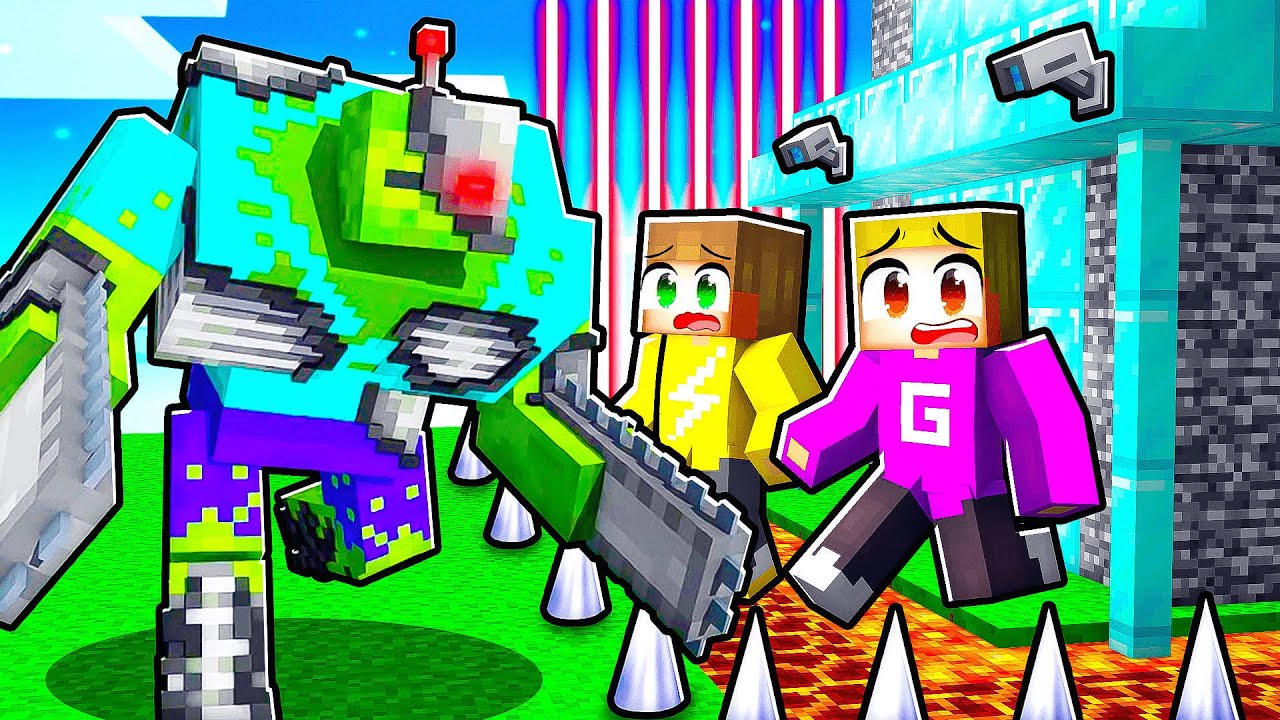 Robot VS Veiligste Huis In Minecraft