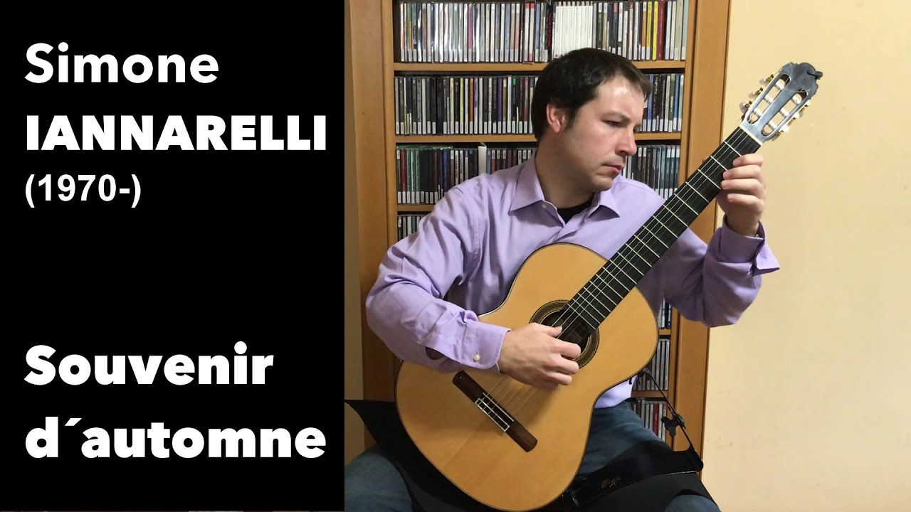 Souvenir d´automne - Simone Iannarelli,  José Manuel Velasco Martín, Guitarra