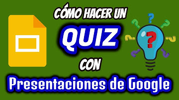 Cómo HACER un QUIZ con Presentaciones de Google (Slides) | Google Drive | Juego de preguntas