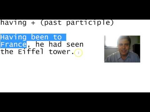 Βίντεο: Πώς να ξεχωρίσετε το Participle