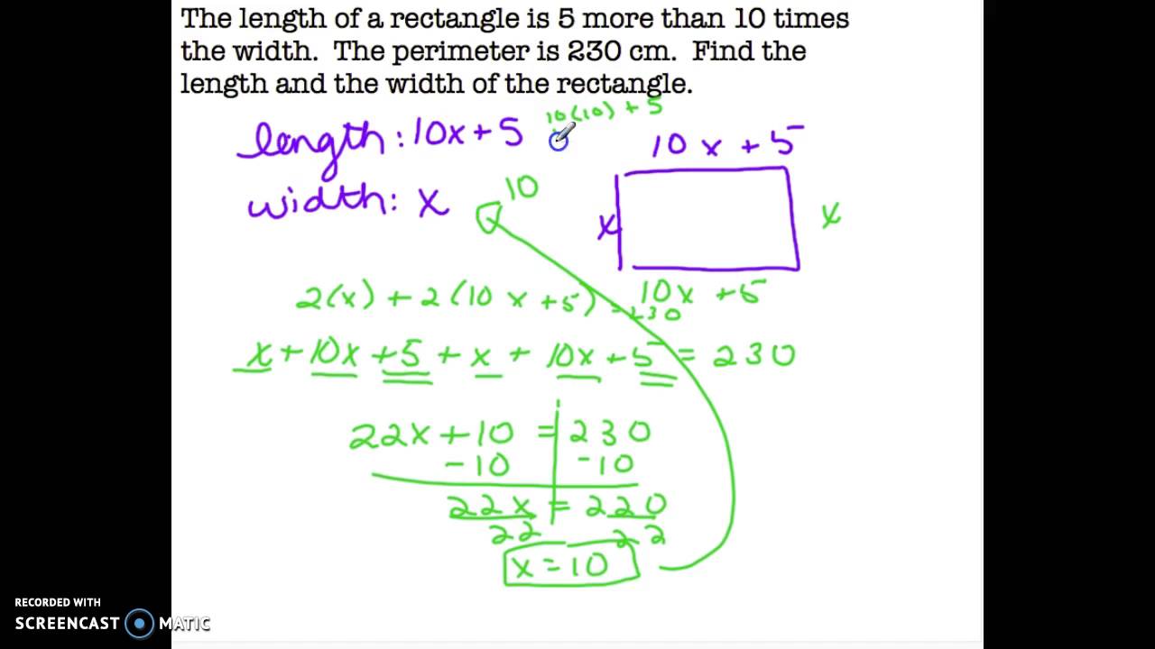 how to solve word problems with geometric