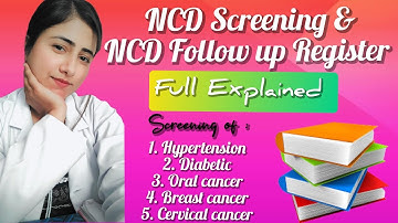 NCD Screening & follow up Register for kayakalp and NQAS। full knowledge video। for all CHO #cho
