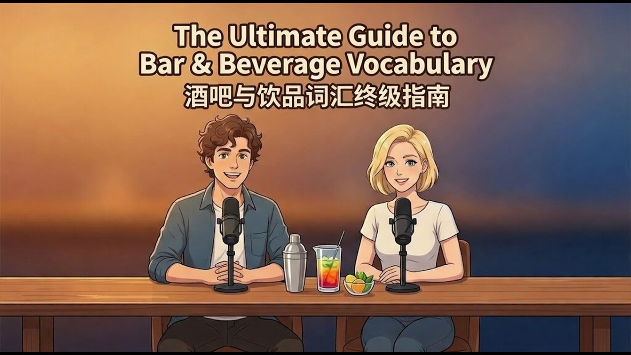 🍻 酒吧与酒类词汇大全 | The Ultimate Guide to Bar & Beverage Vocabulary