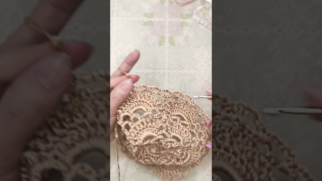 Crochet summer hat #crochet hattutorial