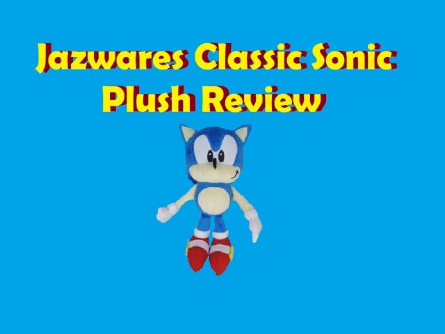 Jazwares Classic Sonic Plush, Sonic Characters Plush Toys