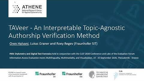 PAN 2020: Cross-Domain Authorship Verification Based on Topic Agnostic Features