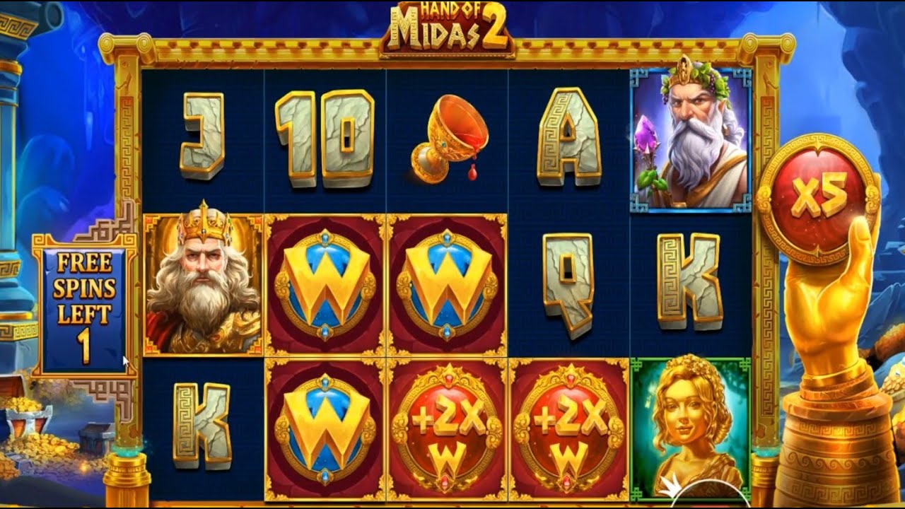 Achat du BONUS sur le HANDS OF MIDAS 2