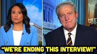 NBC’s Kristen Welker STORMS OFF as John Kennedy ANNIHILATES Her Over ONE Trump Question