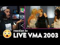 Madonna, Britney, Christina, Missy Elliot VMAS LIVE 2003 Reaction| Dereck Reacts