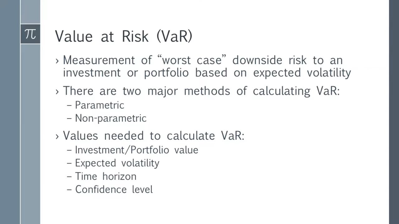 How to Calculate Value at Risk VaR Using Excel   Value at Risk Explained